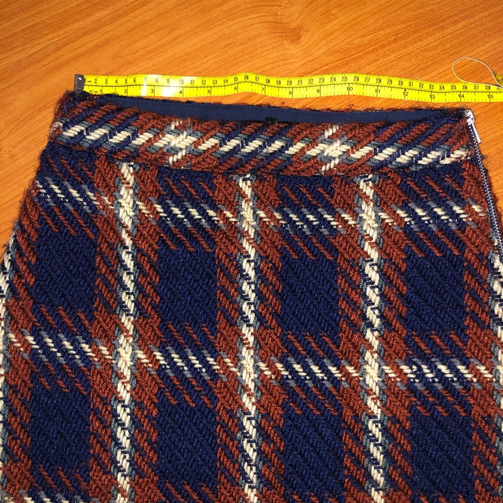 English factory plaid mini skirt